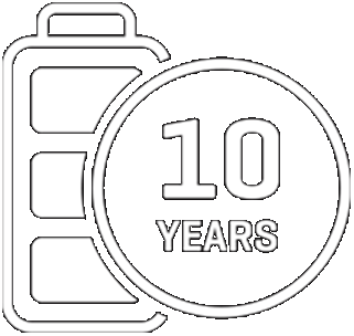 10 years Battery